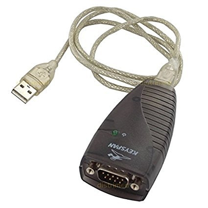 Keyspan USB serial adapter.